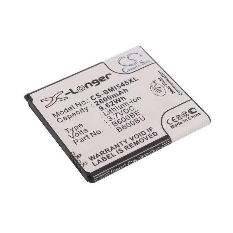 Batterie SMI545XL - 2600 mAh - type B600BU pour Samsung Galaxy S4
