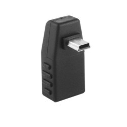 Adaptateur coudé mini USB Male vers USB 2.0 AF - 90 degre