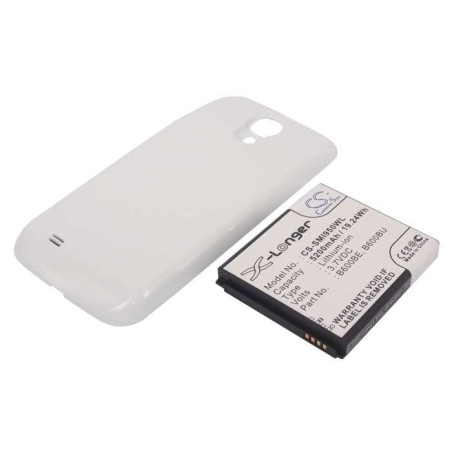Batterie SMI950WL - 5200 mAh -  capot blanc -  pour Samsung Galaxy S4