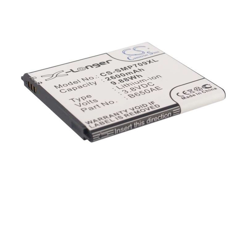 Samsung Galaxy Mega 5.8 : batterie type B650AE 2600mA