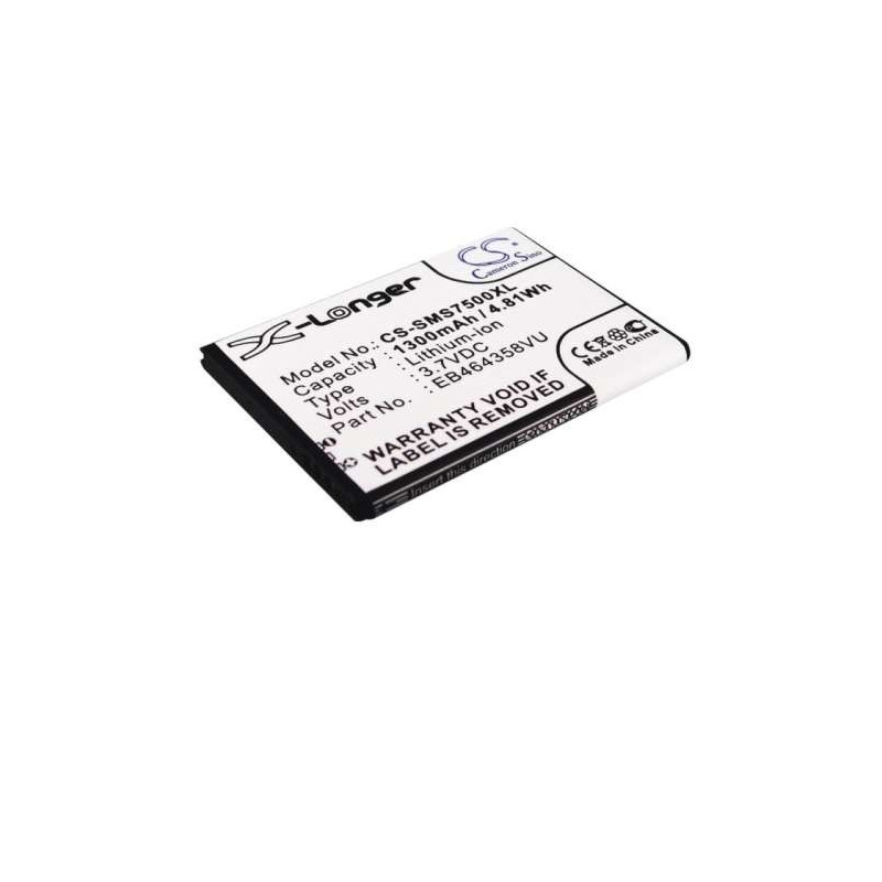Samsung Galaxy mini 2 : batterie type EB464358VU 1300 mA