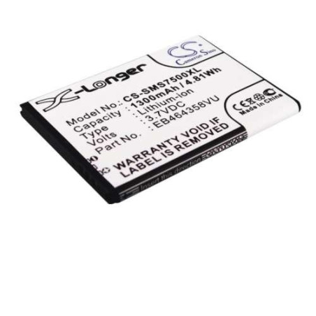 Samsung Galaxy mini 2 : batterie type EB464358VU 1300 mA