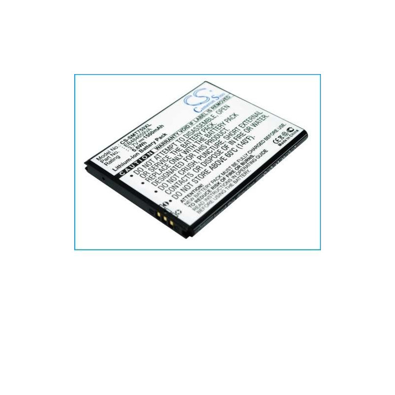 Samsung Galaxy Xcover : Batterie type EB484659VA,EB484659VU 1500 mA