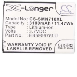 Batterie  EB595675LU  compatible  - 3100 mAh pour Galaxy Note 2
