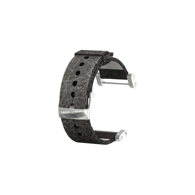 Bracelet montre Suunto Core cuir noir mat (SS014444000)