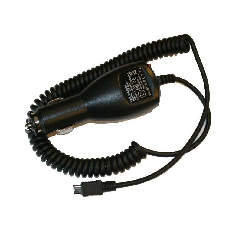 Cable allume cigare - 5V/ 1A  avec sortie micro-usb pour HTC HD7