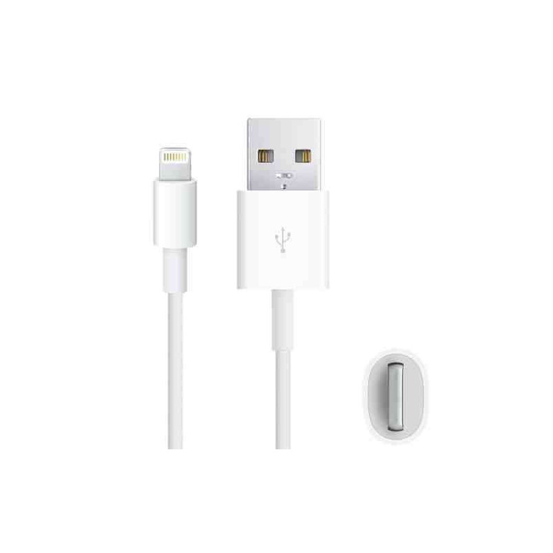 Cable charge et synchro BLANC ( IOS8) - 1 m - pour Iphone 5 5S 5C 6 6 plus