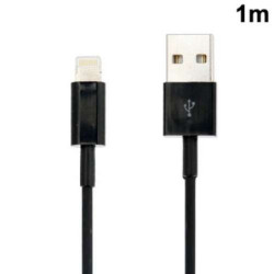 Cable charge et synchro NOIR  pour Iphone 5 5S 5C 6