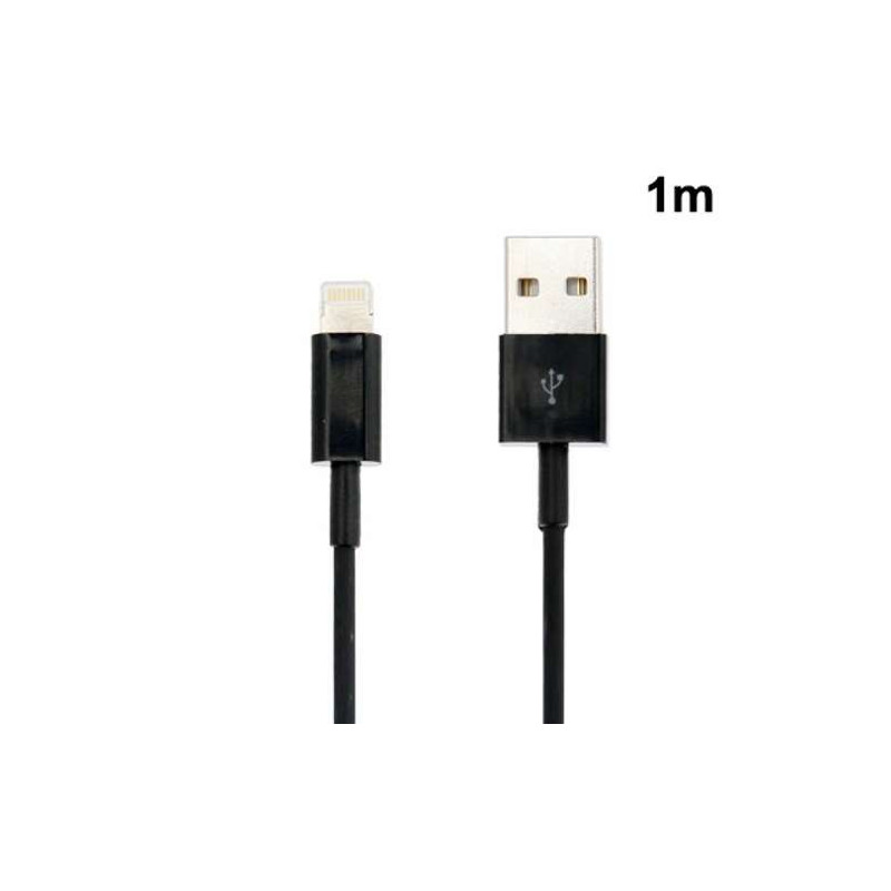 Cable charge et synchro NOIR  pour Iphone 5 5S 5C 6