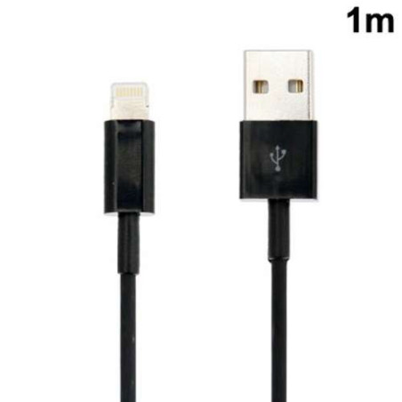 Cable charge et synchro NOIR  pour Iphone 5 5S 5C 6