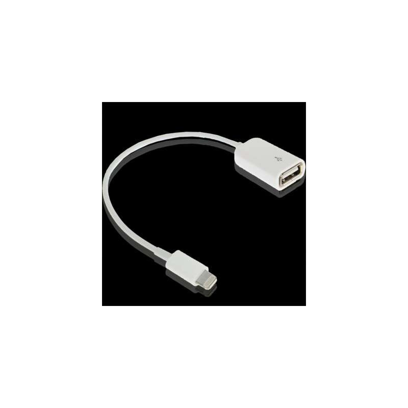 Adaptateur OTG Blanc pour iphone 5