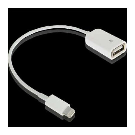 Adaptateur OTG Blanc pour iphone 5