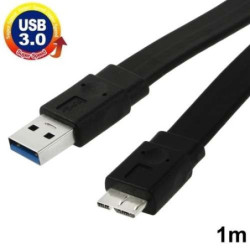 Cable USB 3.0 male vers micro USB 3.0/2.0 male - 1.0 mètre