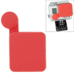 Cache en silicone rouge de protection pour GoPro HD Hero 3+