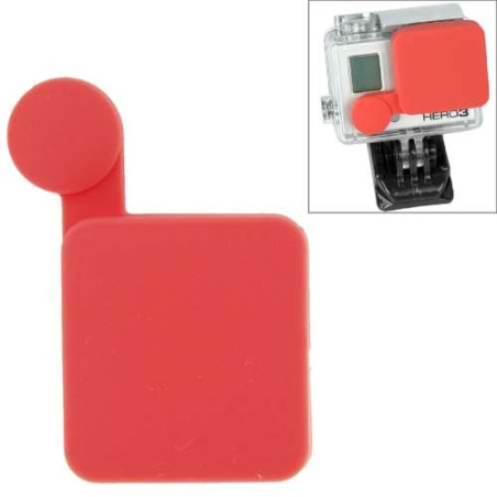 Cache en silicone rouge de protection pour GoPro HD Hero 3+