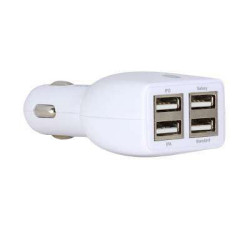 Chargeur Allume-Cigare Moxie Quadro 4,8 Ampères avec 4 entrées USB