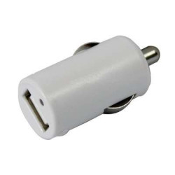 Chargeur allume-cigare USB 1A BLANC
