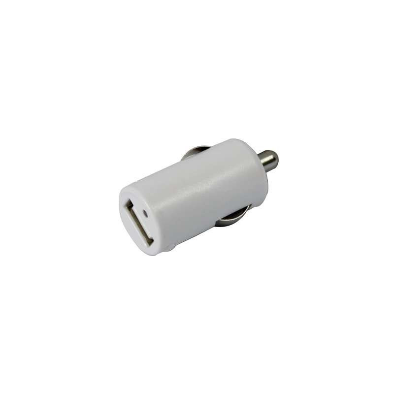 Chargeur allume-cigare USB 1A BLANC