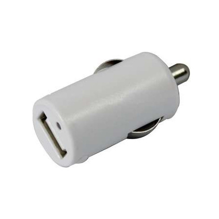 Chargeur allume-cigare USB 1A BLANC