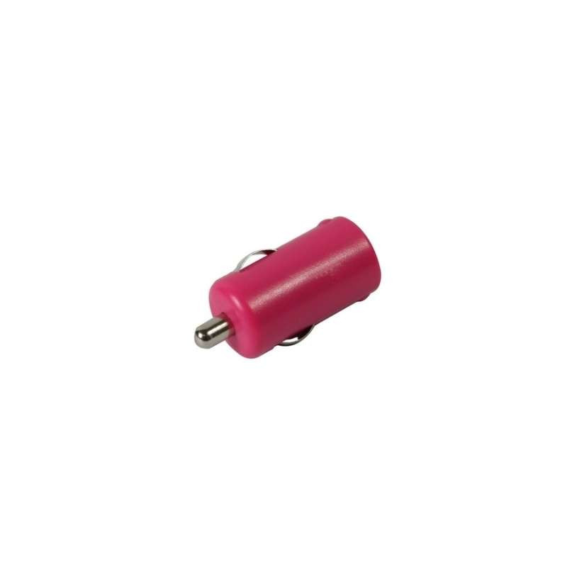 Chargeur allume-cigare USB 1A ROSE