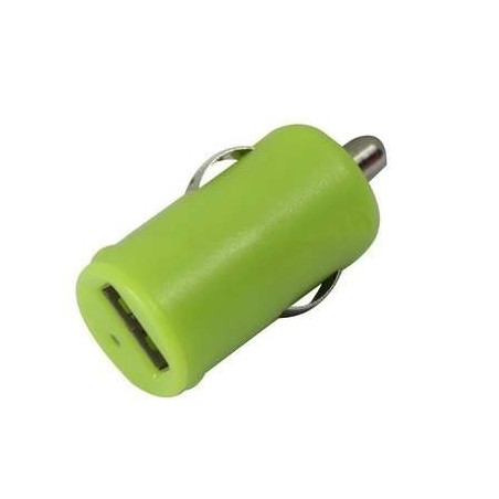 Chargeur allume-cigare USB 1A VERT