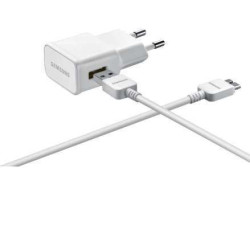 Chargeur secteur d'origine Samsung  EP-TA10EWE avec cable ET-DQ10Y0WE pour Galaxy Note 3 sous blister