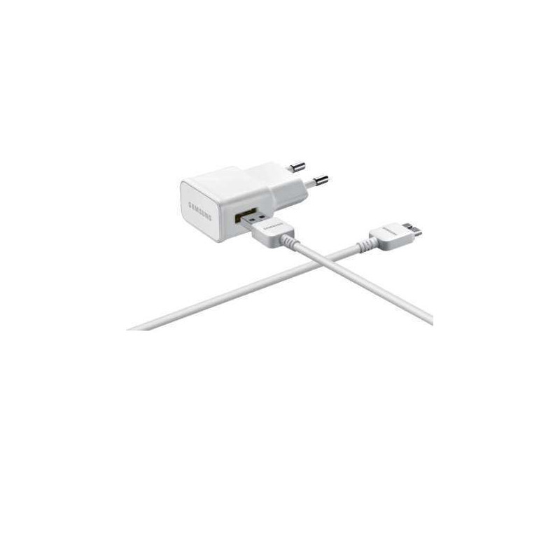 Chargeur secteur d'origine Samsung  EP-TA10EWE avec cable ET-DQ10Y0WE pour Galaxy Note 3 sous blister