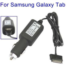 Chargeur voiture avec prise USB  pour Samsung  GALAXY TAB