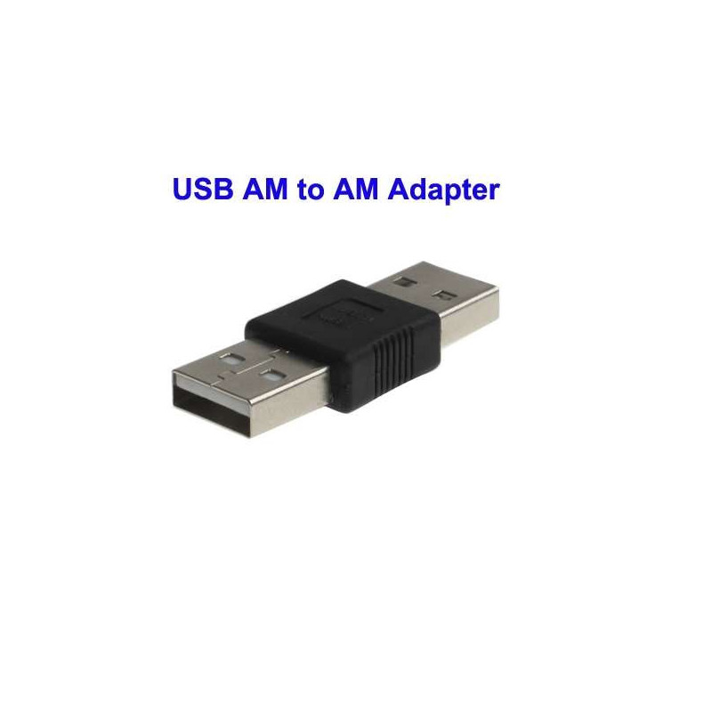 Adaptateur USB 2.0 AM vers USB 2.0 AM