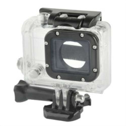 Etui protecteur transparent avec ouverture sur le côté pour GoPro Hero 3