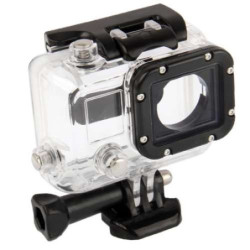 Etui protecteur transparent avec ouverture sur le côté protection lentille pour GoPro Hero 3