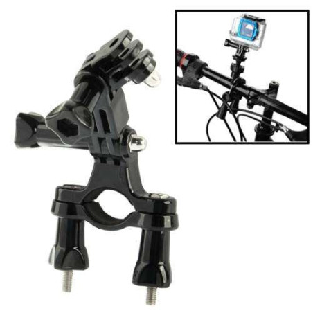 Fixation arceau sur VTT ou tube avec bras  tridirectionnel pour camera Gopro