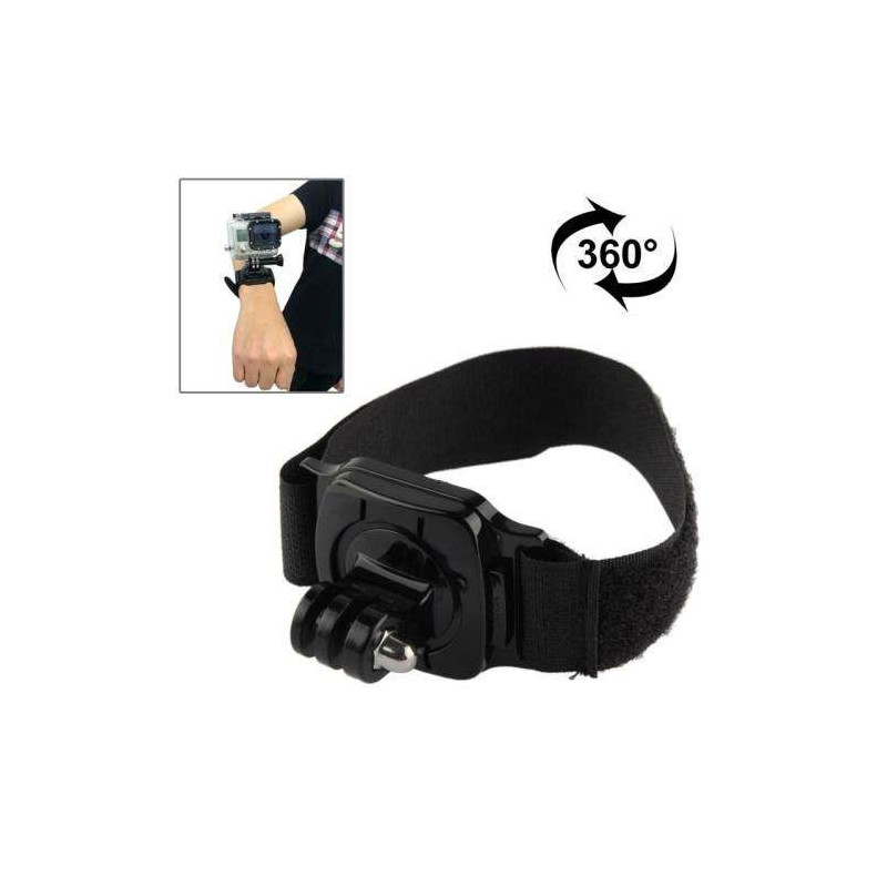 Fixation de poignet orientable à  360° pour camera  GoPro