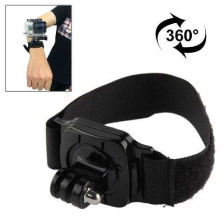 Fixation de poignet orientable à  360° pour camera  GoPro