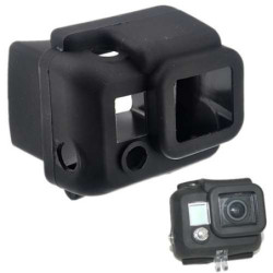 Housse en silicone noire de protection pour GoPro Hero3
