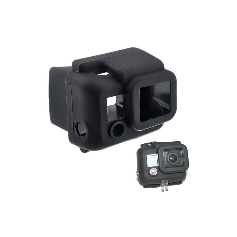 Housse en silicone noire de protection pour GoPro Hero3