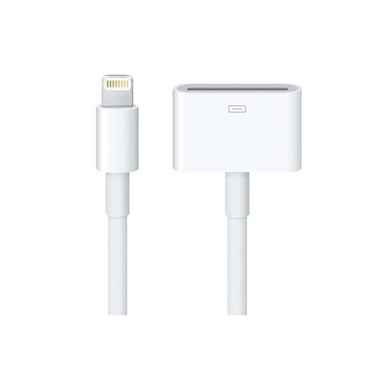 Adaptateur ( blanc ) - long : 20 cm - iphone4 vers  iphone 5,6,6 plus