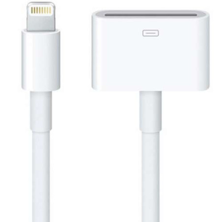 Adaptateur ( blanc ) - long : 20 cm - iphone4 vers  iphone 5,6,6 plus