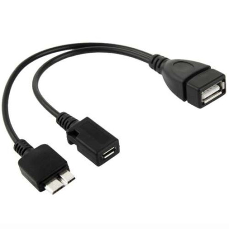 Adaptateur USB AF vers micro-USB 3.0 et micro-USB 2.0