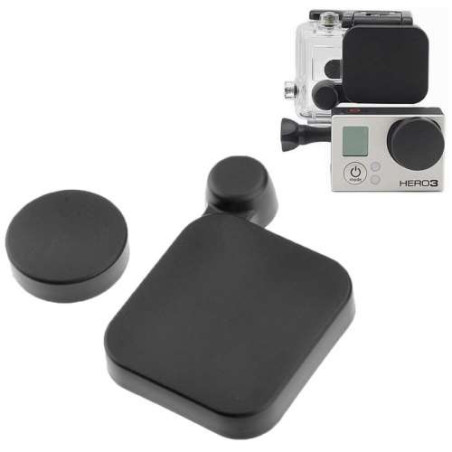 Protection pour lentille et écran noir GoPro HD Hero 3