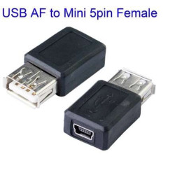 Adaptateur USB Femelle vers mini USB Femelle