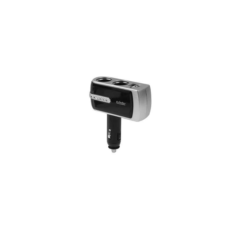 Adaptateur allume cigare Double et USB Double