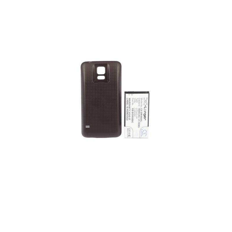 Batterie haute capacité - Marron - 5600  mAh - pour Samsung Galaxy  S5